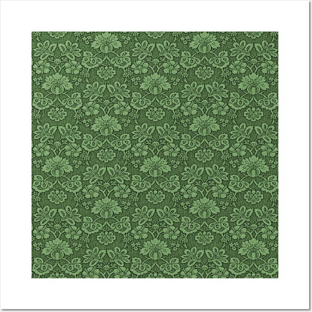 GREEN DAMASK Pop Art Wall Art by BruceALMIGHTY Baker